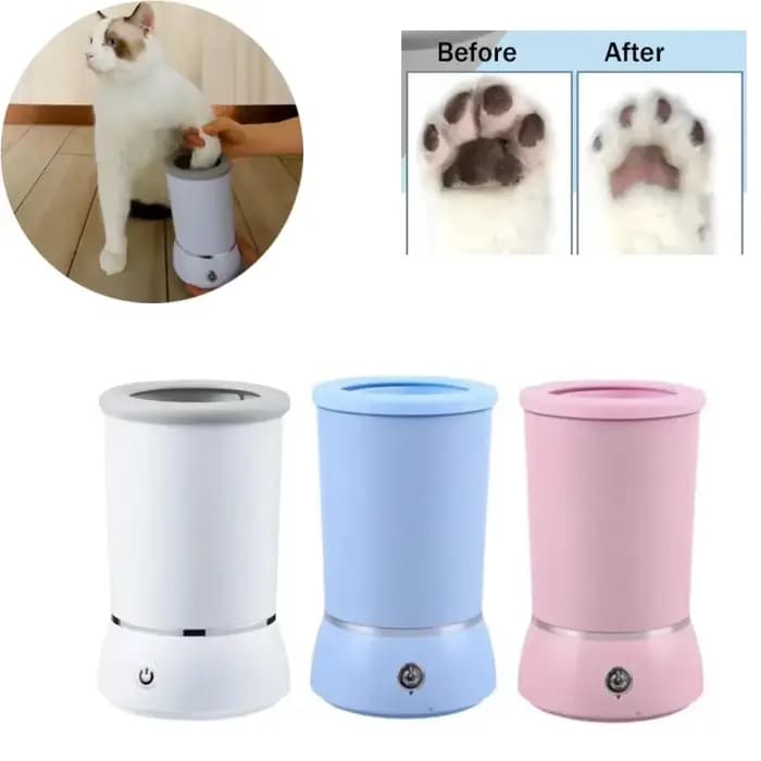 Nettoyeur automatique de pattes de chien