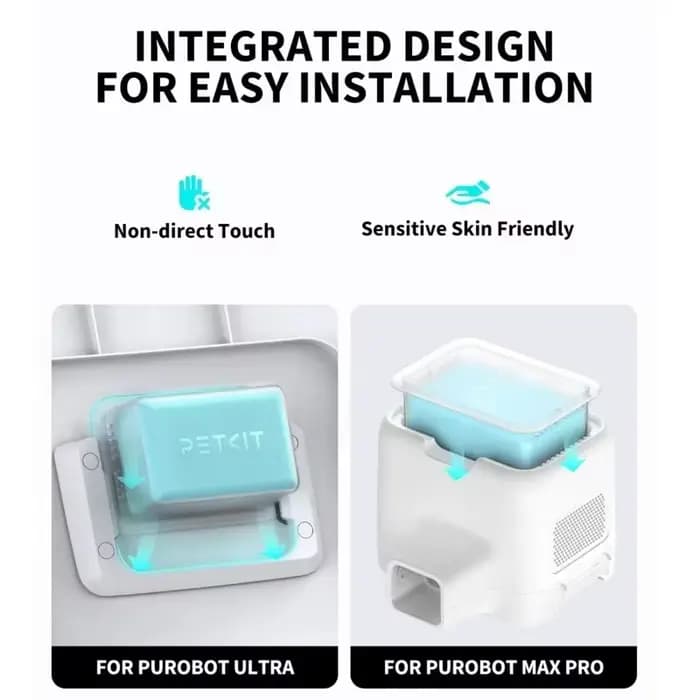 PETKIT N60 Contrôle des odeurs pour litière autonettoyante Purobot Ultra et Purobot Max Pro – Efficacité longue durée