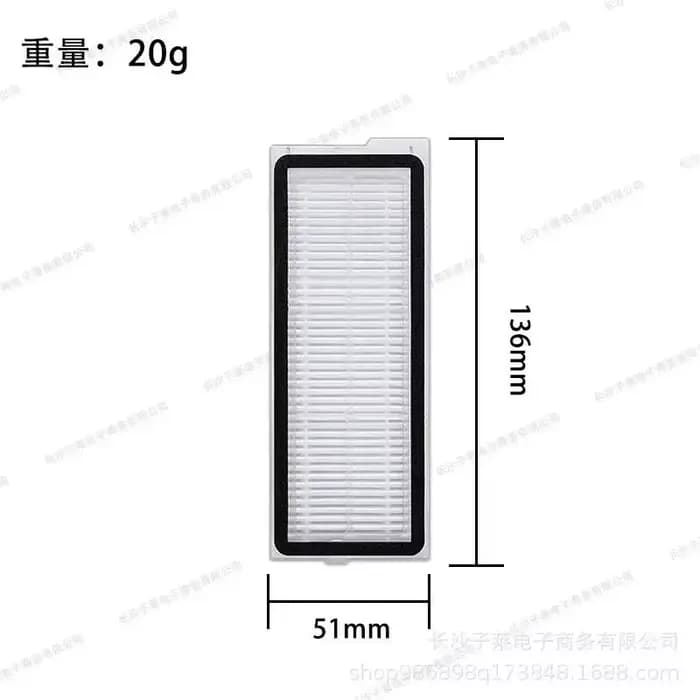 Roborock Qrevo L / QR 798 / QV 35A / QR 598 accessoires pour aspirateur Robot brosse latérale principale filtre Hepa sac à poussière en tissu pour vadrouille