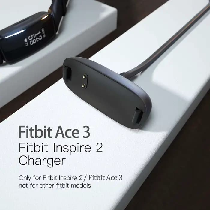 Chargeur pour Fitbit Zan3/Inspire 2 Fitness Tracker, câble de charge de remplacement, accessoire de rette