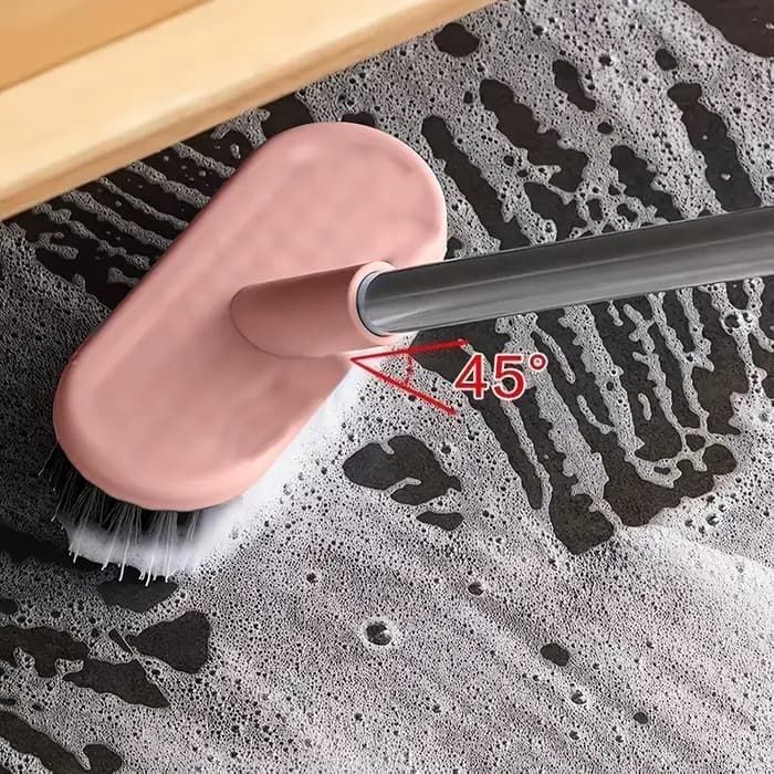La brosse de toilette à long manche est idéale pour nettoyer la salle de bain. Sa poils robustes éliminent efficacement les taches tenaces