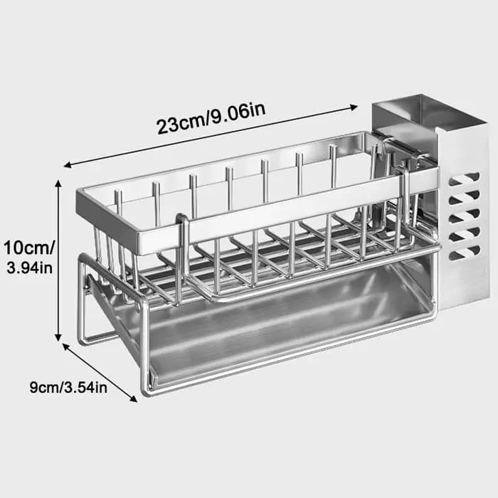 Support de rangement pour outils de nettoyage d'évier