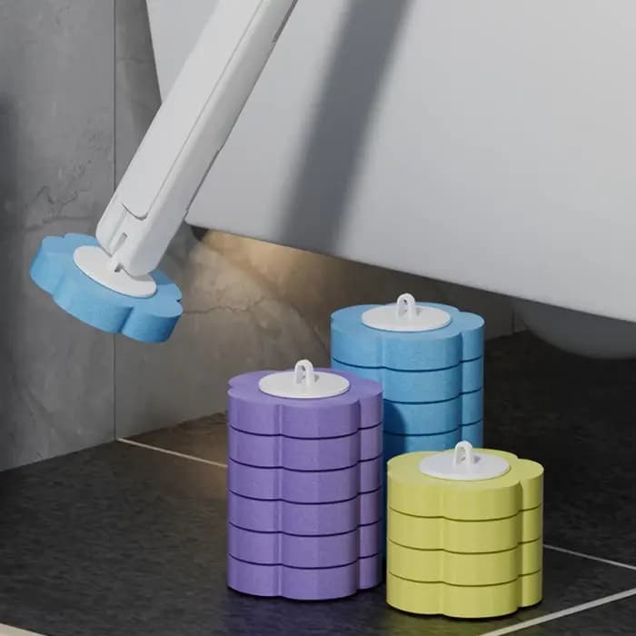 Têtes de brosse de toilette jetables