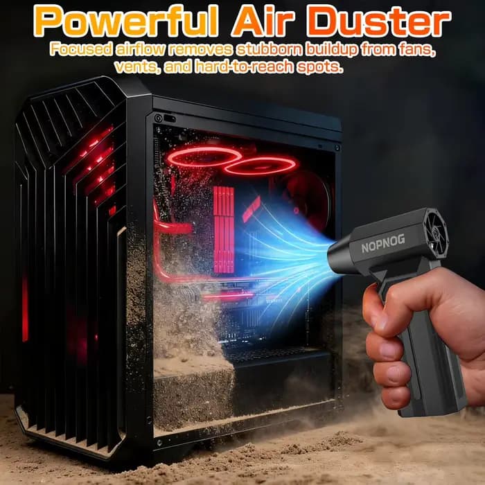 Souffleur d'air pour lavage de voiture, compresseur, outils de déneigement, aspirateur, souffleur turbo, ventilateur à jet, 13000 tr/min, dépoussiéreur sans fil, gonfleur