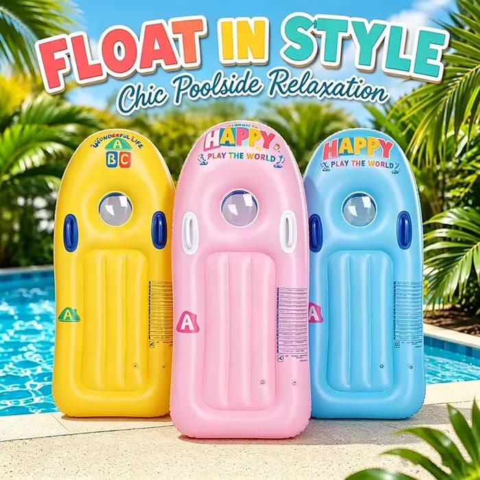 Hamac aquatique gonflable pour la natation, accessoire de piscine pour les sports nautiques d'été, décoration de fête aquatique