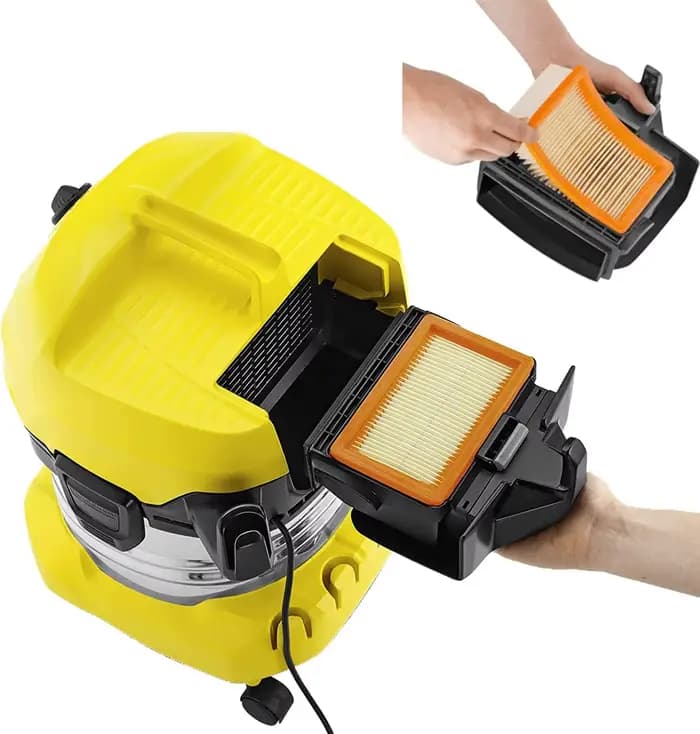 Filtre plat plissé de remplacement pour accessoires de modèle Karcher NT25