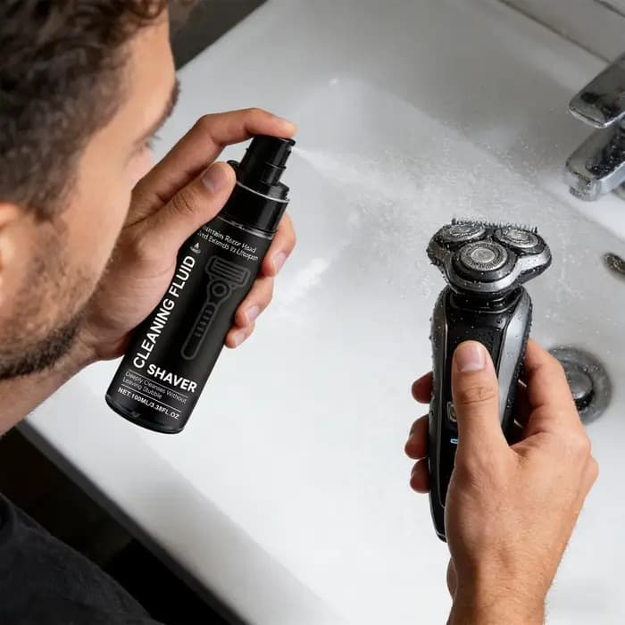 Spray Nettoyant pour Rasoir Électrique 100ml – Solution Détachante pour Tondeuses à Barbe