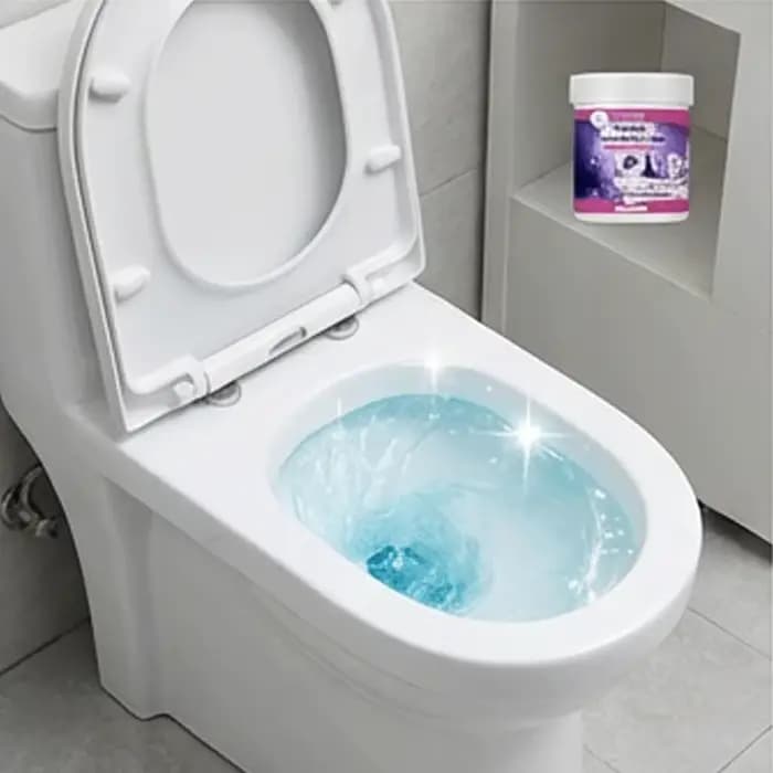 Poudre nettoyante pour cuvette de toilettes, détachant, désodorisant pour salle de bain, agent de nettoyage en profondeur, protège la glaçure, élimine les taches d'urine, facile, 100g