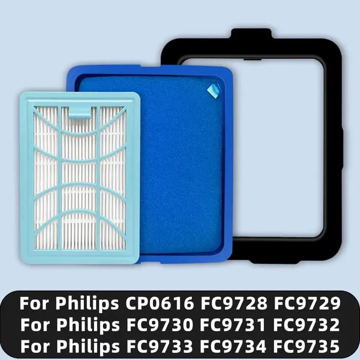 Filtre HEPA compatible avec Philips PowerPro Expert CP0616 FC9728 FC9729 FC9730 FC9731 FC9732 FC9733 FC9734 FC9735 d'aspirateur