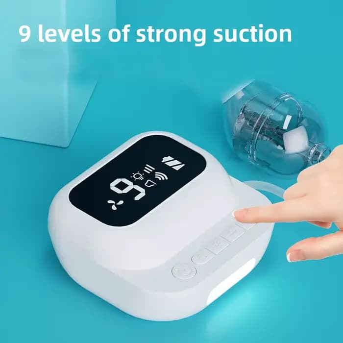 Nettoyeur nasal électrique avec musique et lumière douce, aspirateur nasal électrique puissant rechargeable pour nourrissons