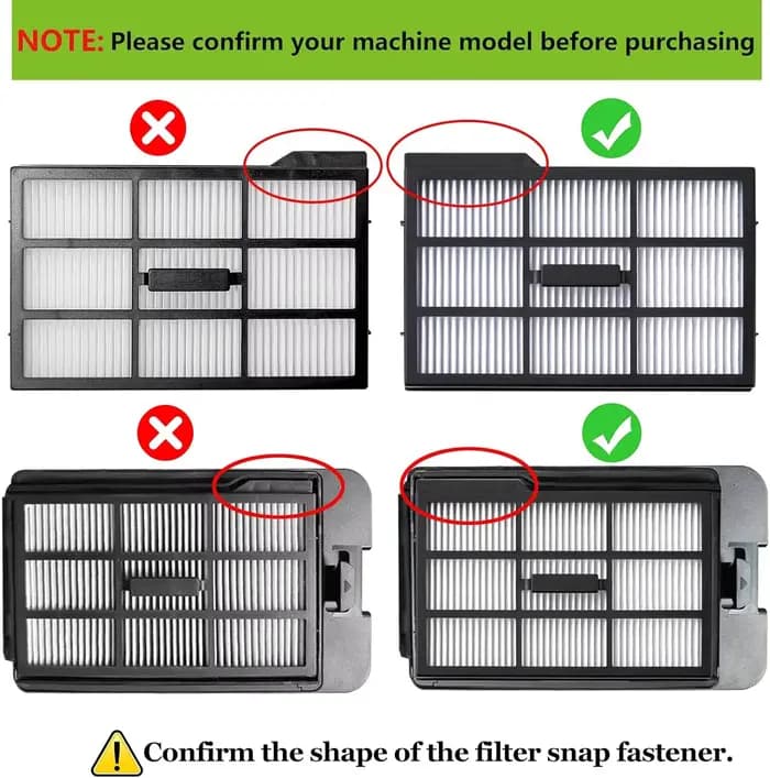 【NOUVELLE Version Filtre HEPA】 Accessoires pour aspirateur Eufy Omni E25 / E28