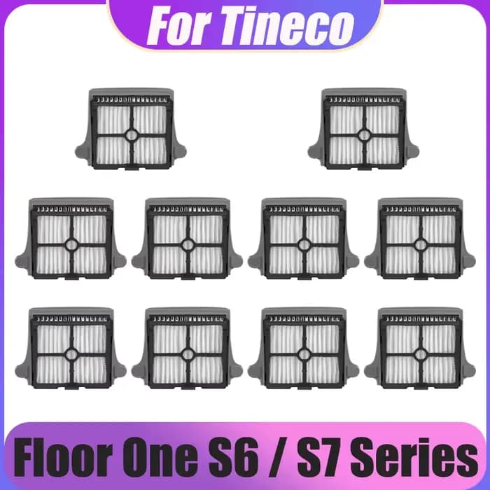Kit de filtres HEPA pour aspirateur à vapeur Tineco Floor One S6 / S7 Pro / S7 Combo / S7 Flashdry / Switch S7 / S7