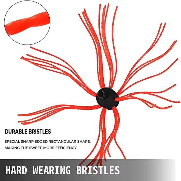 Brosse de balayage de cheminée flexible
