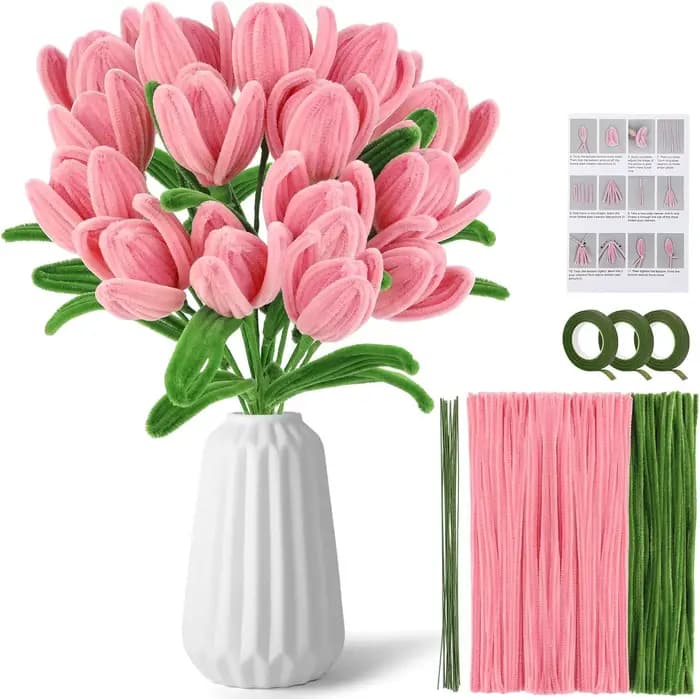 Kit de nettoyage de tuyaux rose