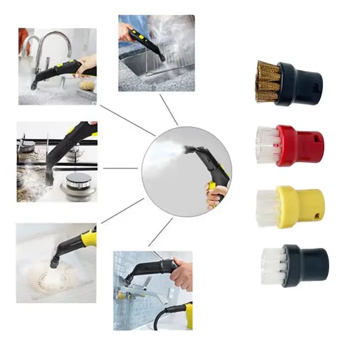 Nouvelles brosses de nettoyage pour aspirateur à vapeur Karcher