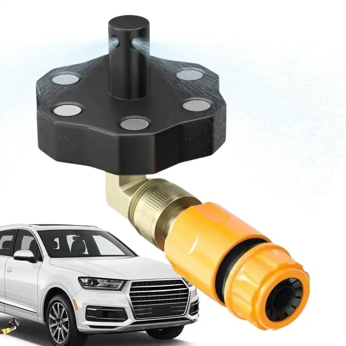 Nettoyeur de châssis avec buse et outils de rinçage magnétique