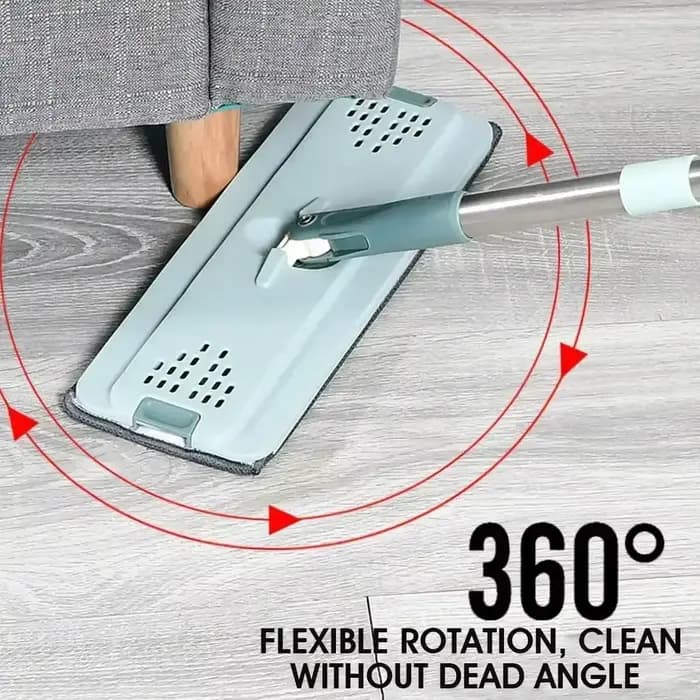 Serpillère plate à essorage facile avec seau