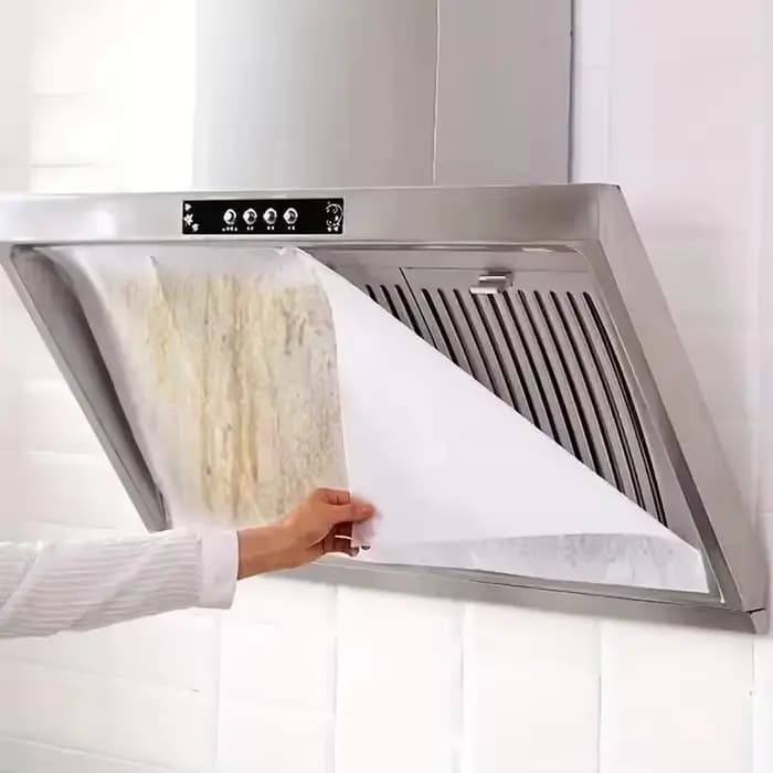 Lot de 12 filtres jetables en papier non tissé pour hotte de cuisine