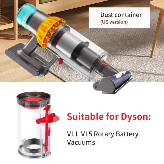 Poubelle pour aspirateur Dyson V6 V7 V8 V10 V11 V15 SV12 DC58 DC59