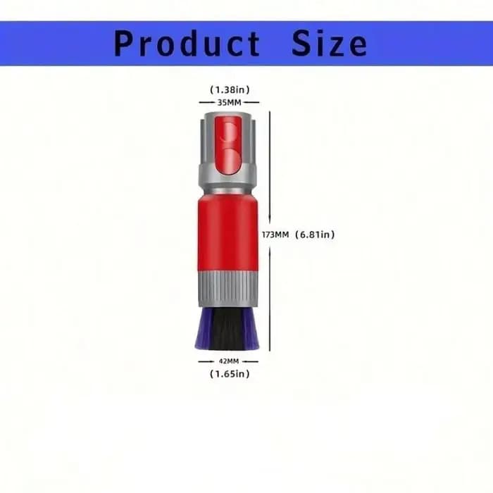 Tête de brosse anti-rayures pour l'élimination de la poussière et tuyau d'extension flexible pour aspirateurs sans fil Dyson V7 V8 V10 V11 V15