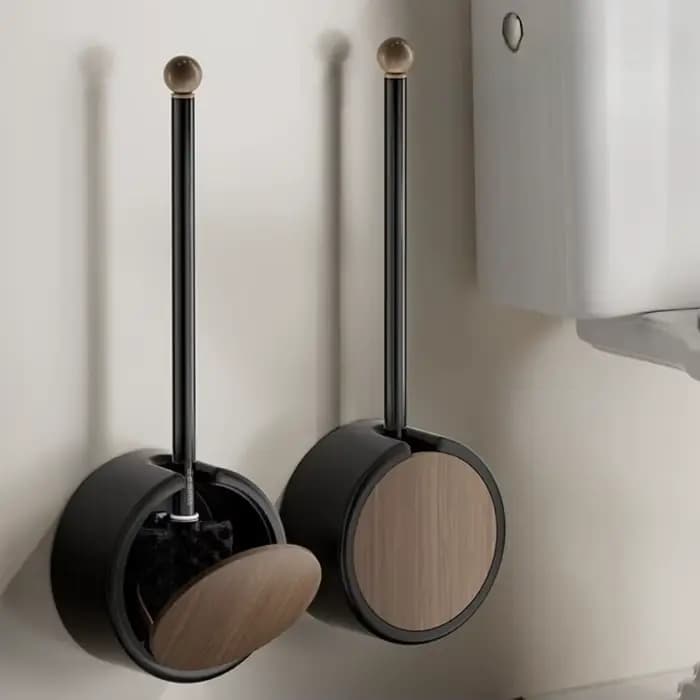 Brosse de toilette murale sans poinçonnage