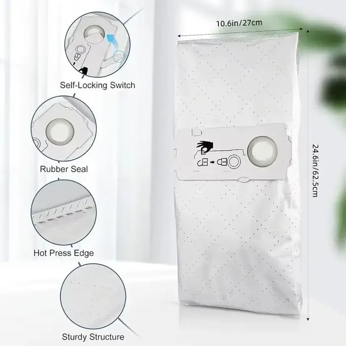 8 sacs à poussière pour aspirateur de la série FeStool. Compatible