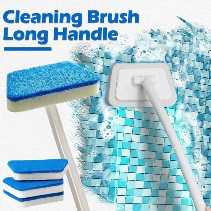 Brosse de nettoyage d'éponge de salle de bain