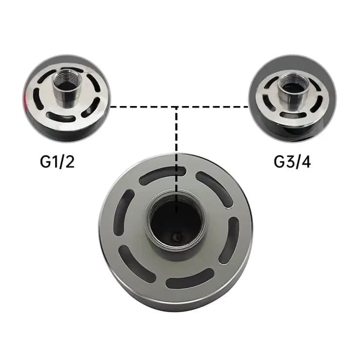 Tête de générateur de vapeur ronde