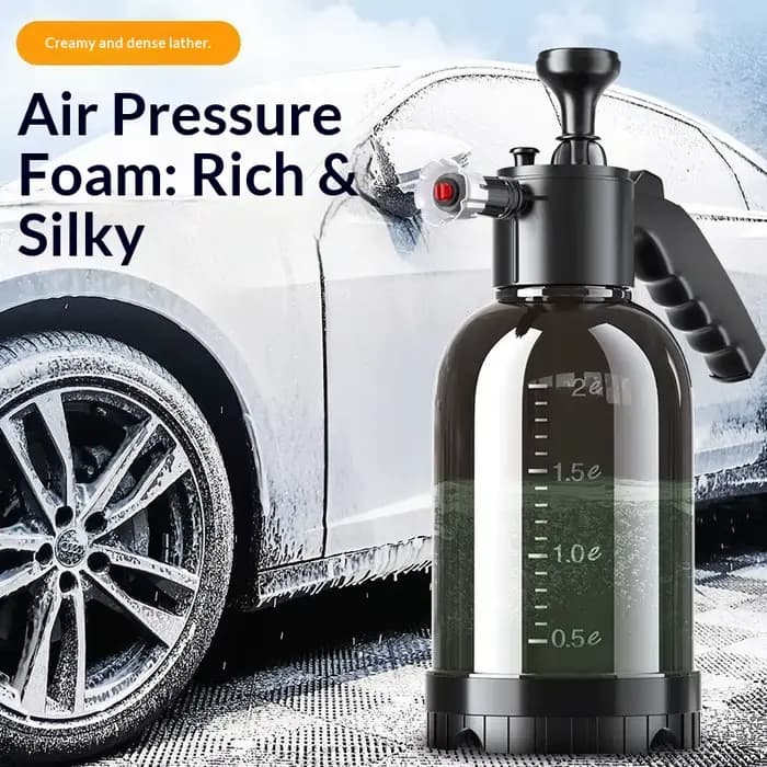 HOMEFISH Pulvérisateur de mousse pneumatique portatif 2L pour lavage de voiture