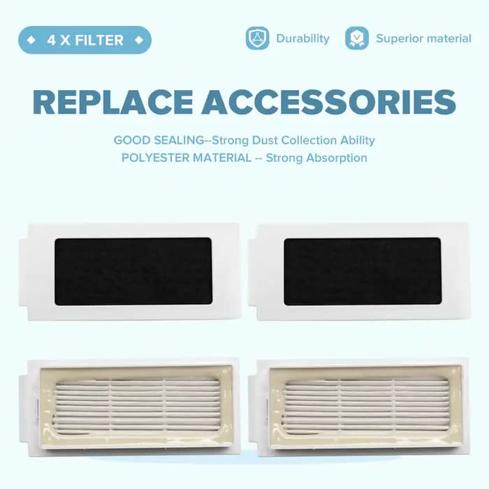 【B25B】Accessoires pour aspirateur Robot ECOVACS DEEBOT T30 Pro Omni / T30