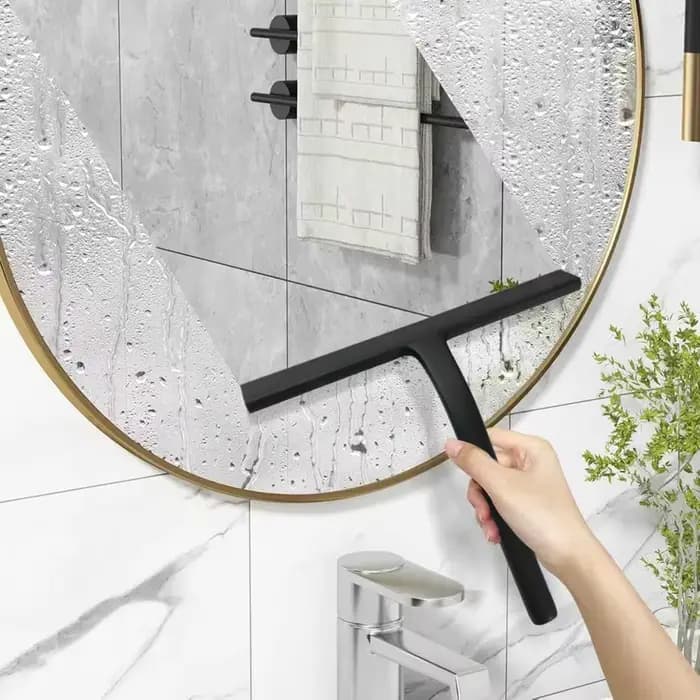 Nettoyeur de raclette de douche pour porte en verre