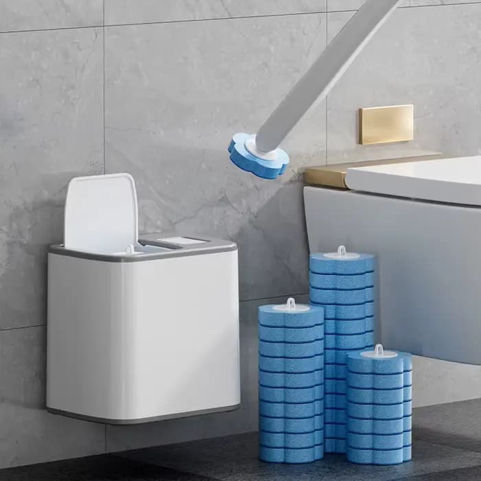 Brosse de Toilette Murale à Long Manche