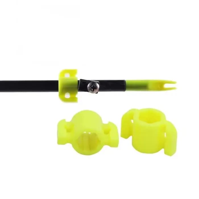 Kit d'accessoires de sécurité pour flèches de pêche à l'arc, ensemble de glissières de nocks de flèches portables et bien enveloppées, accessoires de tir à l'arc
