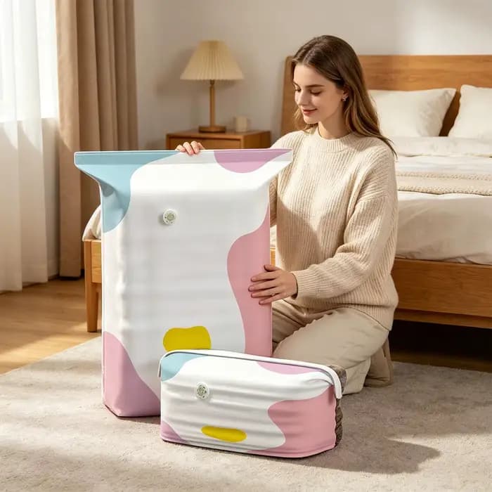 Sacs de compression sous vide sans pompe