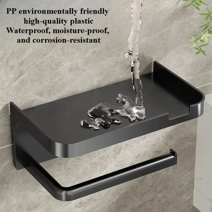 Porte-papier hygiénique facile à installer