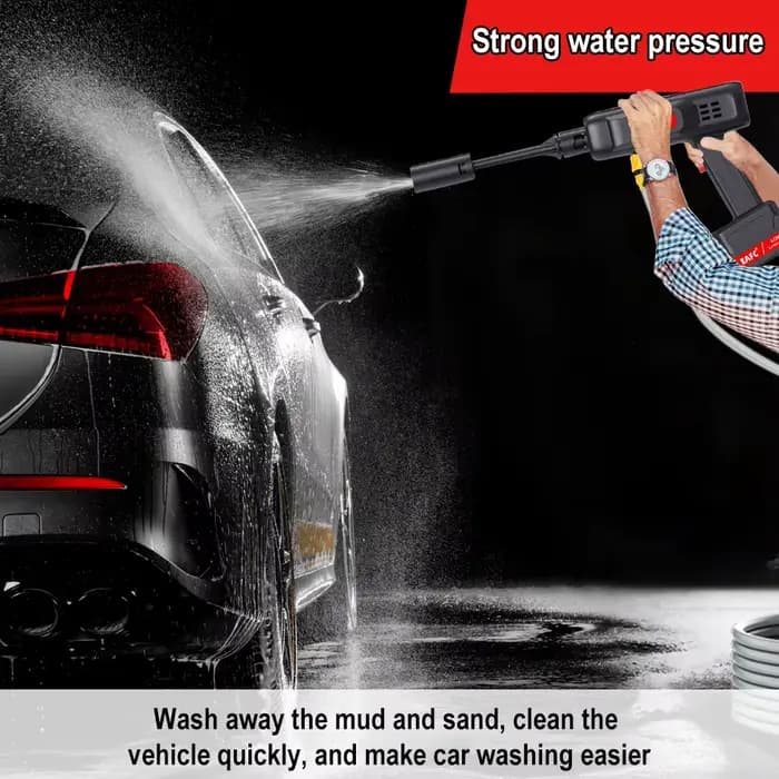 Nettoyeur haute pression sans fil ménage Portable lavage de voiture pistolet à eau