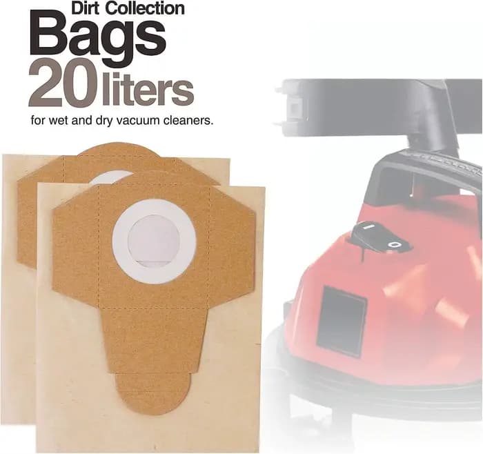 Sacs Aspirateur pour Einhell 20L/15L/30L Humide et Sec Aspirateur