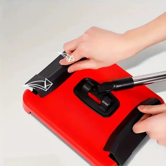 Nettoyeur de tapis manuel avec brosse à rouleau poussoir