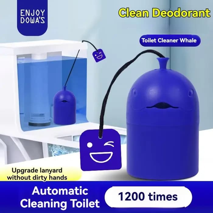 Nettoyant pour toilettes automatique avec design portable