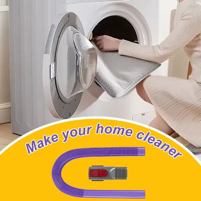 Tuyau d'accessoires pour aspirateur anti-peluches pour évent de sèche-linge