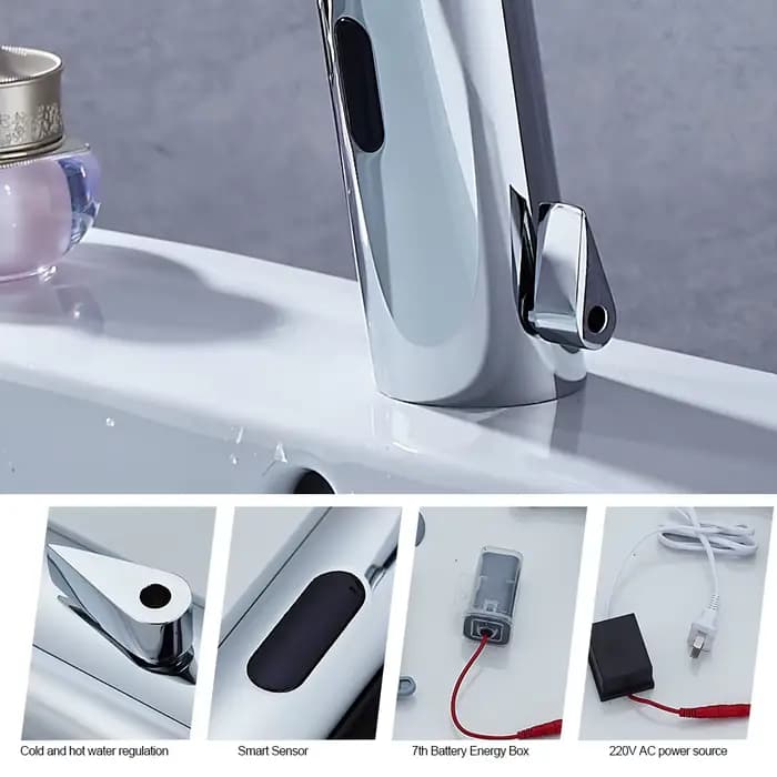 BAKALA nouveau centre commercial chaud et froid capteur automatique robinet main tactile