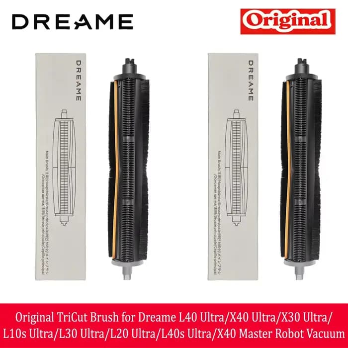Brosse TriCut originale pour aspirateur robot Dreame L40 Ultra/X40 Ultra/X30 Ultra/L10s Ultra/L30 Ultra/L20 Ultra/L40s