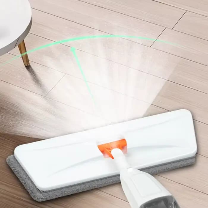 Balai serpillière à spray plat magique avec tampons en microcarence réutilisables