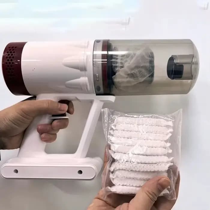 100 pièces filtre pour aspirateur maille housse de protection tissu non tissé