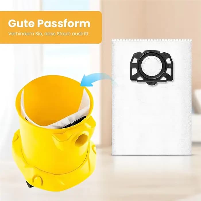 Sacs d'aspirateur filtre adapté pour Karcher KFI 357 KFI357 KA 40 sac de remplacement