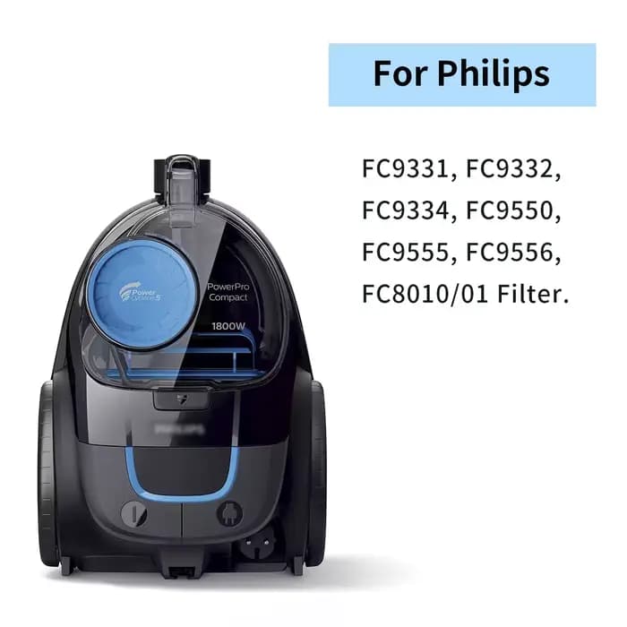Convient aux aspirateurs Philips Power Pro Compact FC9330 FC9331 FC9332 FC9333 FC9334 FC9555 FC9550