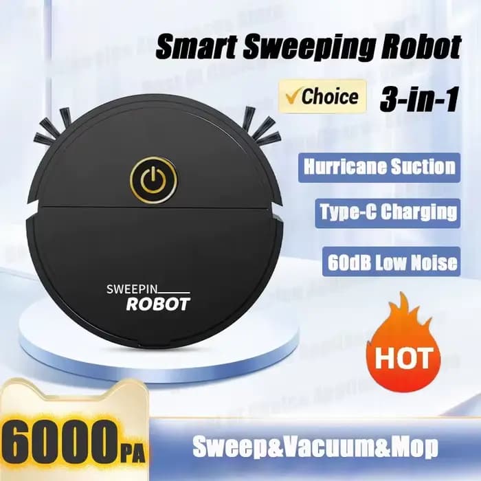 Robot de nettoyage automatique 3 en 1