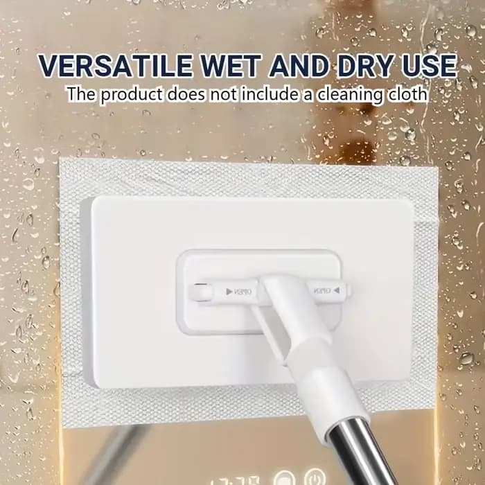 Serpillère plate compatible avec les chiffons de nettoyage standard pour cuisine