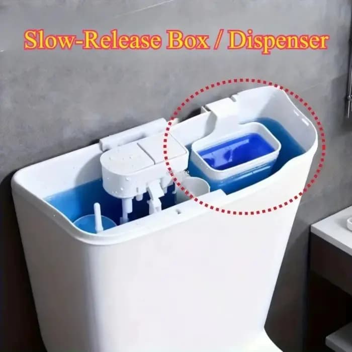 Étagère de rangement suspendue pour distributeur de nettoyant WC – Fixation adhésive