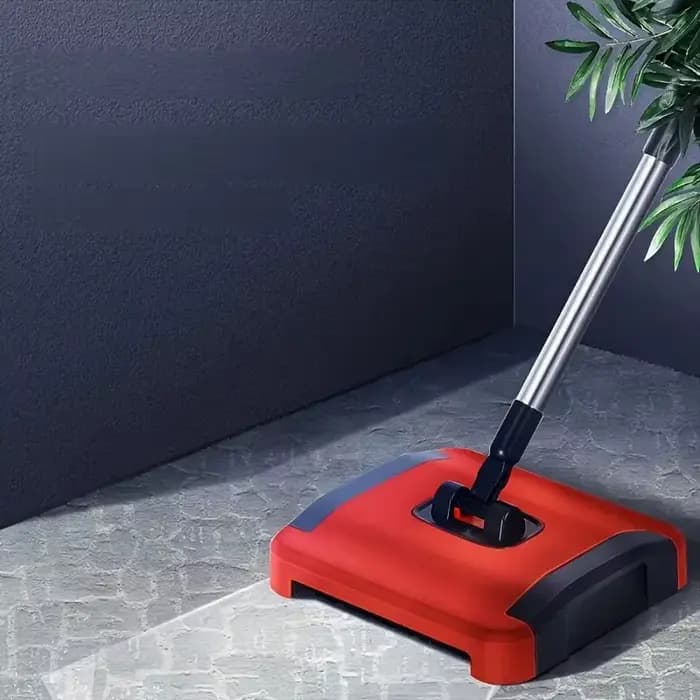 Nettoyeur de tapis manuel avec brosse à rouleau poussoir